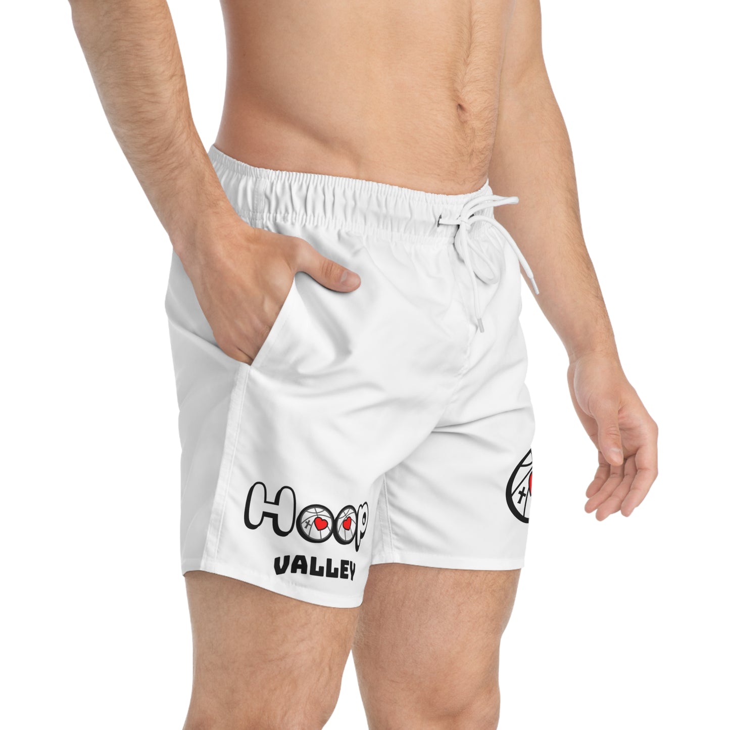Hoop Valley Shorts White Design