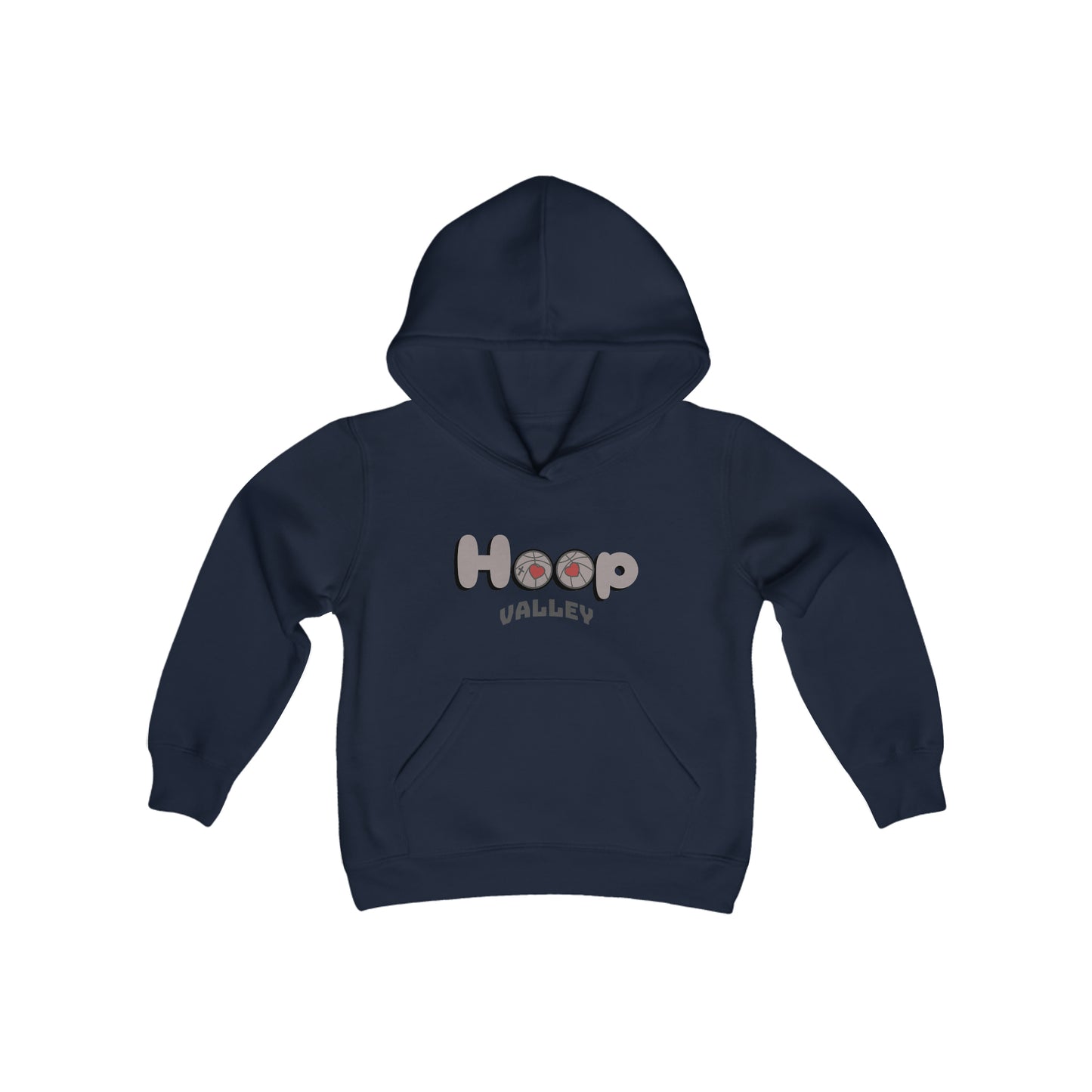 Hoop Valley Youth Hoodie Brown Logo