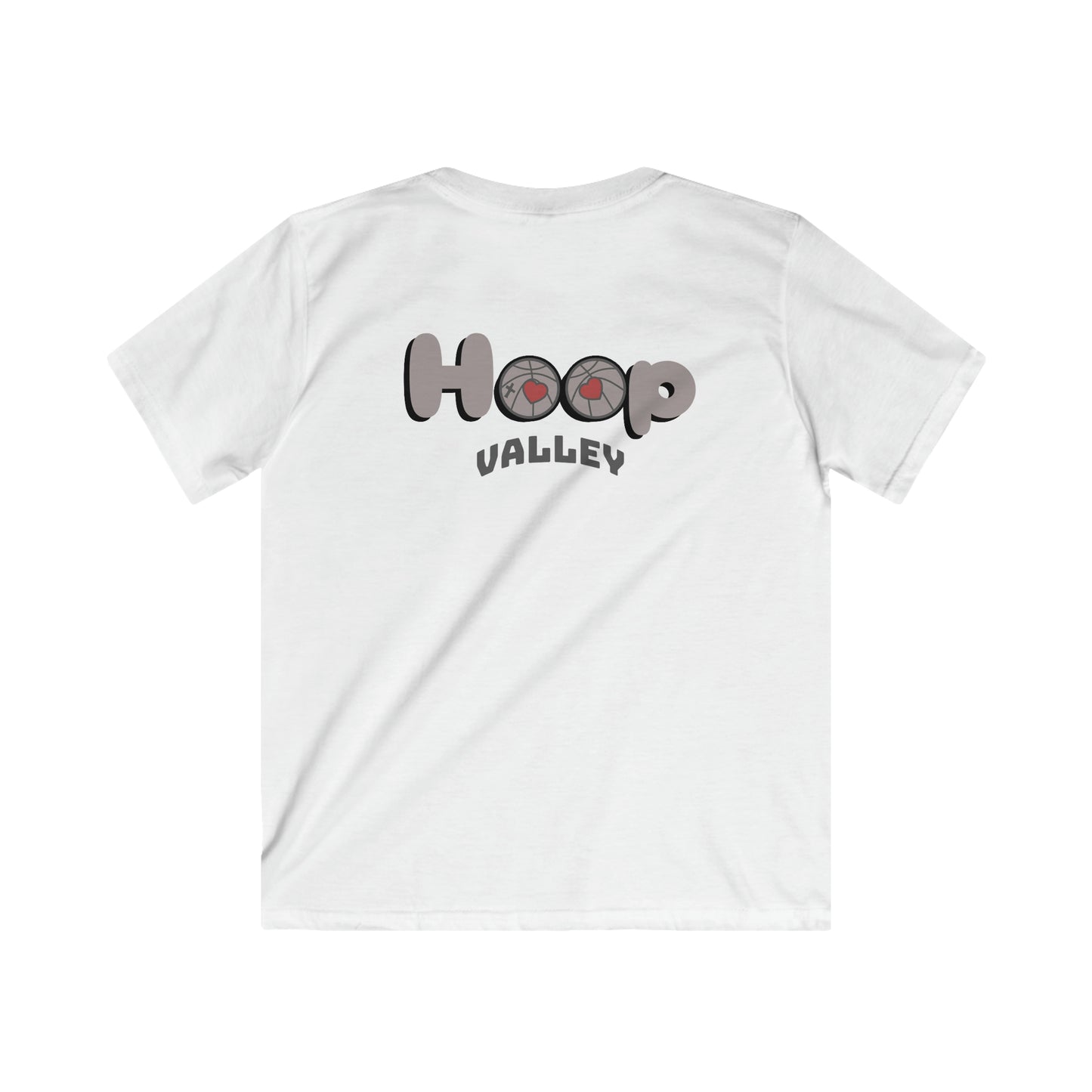 Kids Hoop Valley T-shirt Brown Logo