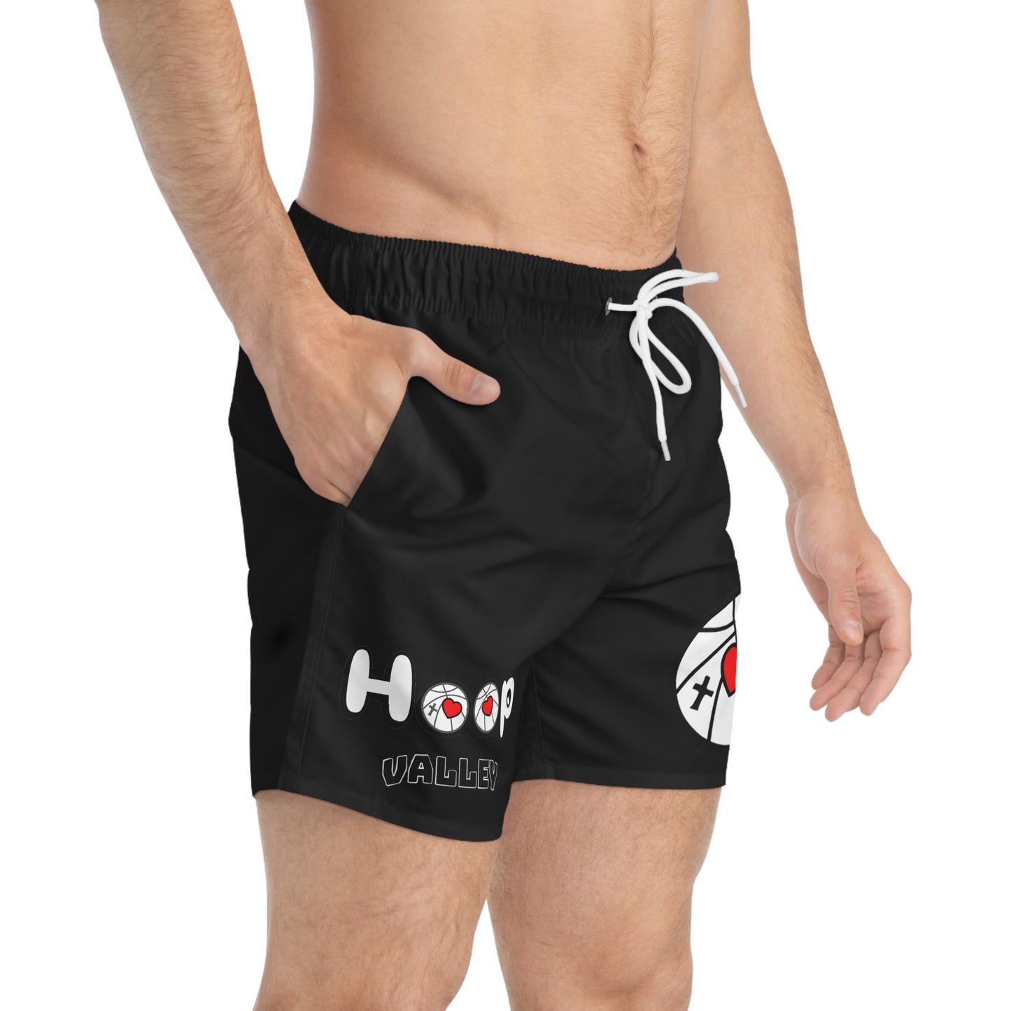 Hoop Valley Black With White Logo
