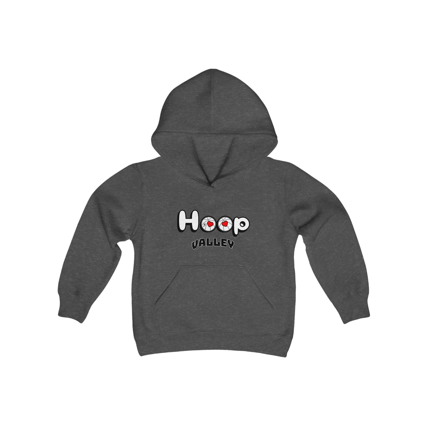 Hoop Valley Youth Hoodie White Logo